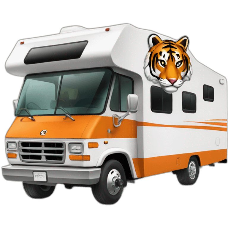 Clemson-tiger-driving-a-class-a-rv emoji