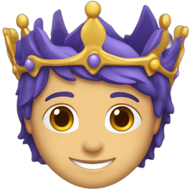 couronne de laurier sans visage emoji