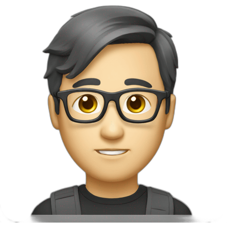 planner-glasses-Chineseman emoji