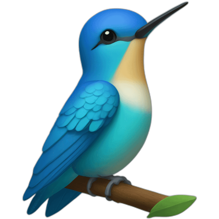 blue-colibri emoji