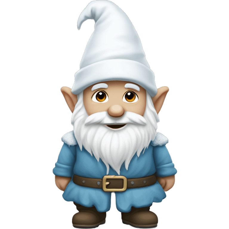 gnome of snow whitr emoji