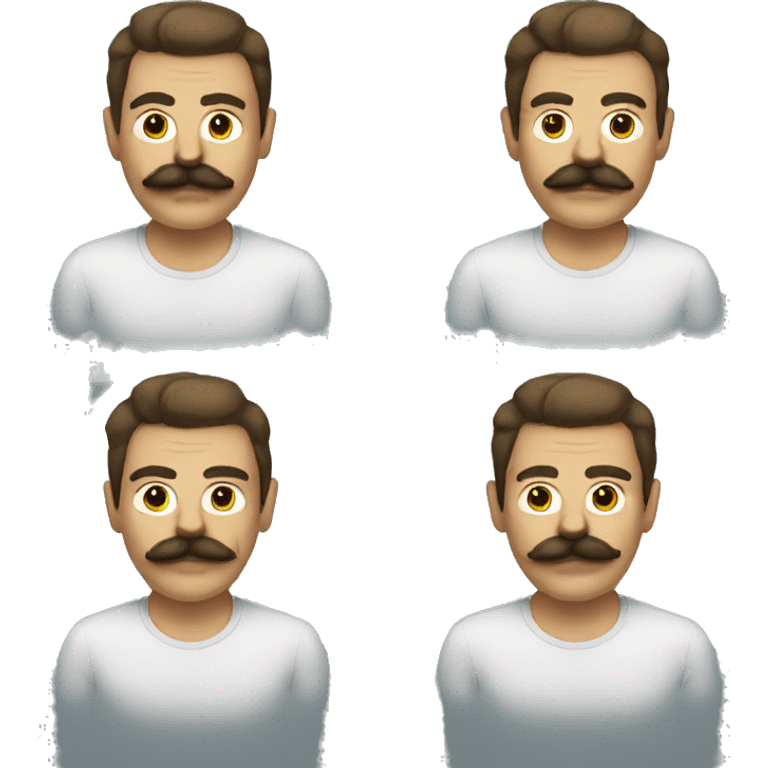 Pyramid mustache  emoji