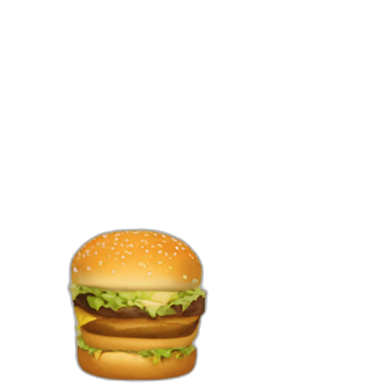 Big Mac junior hands emoji