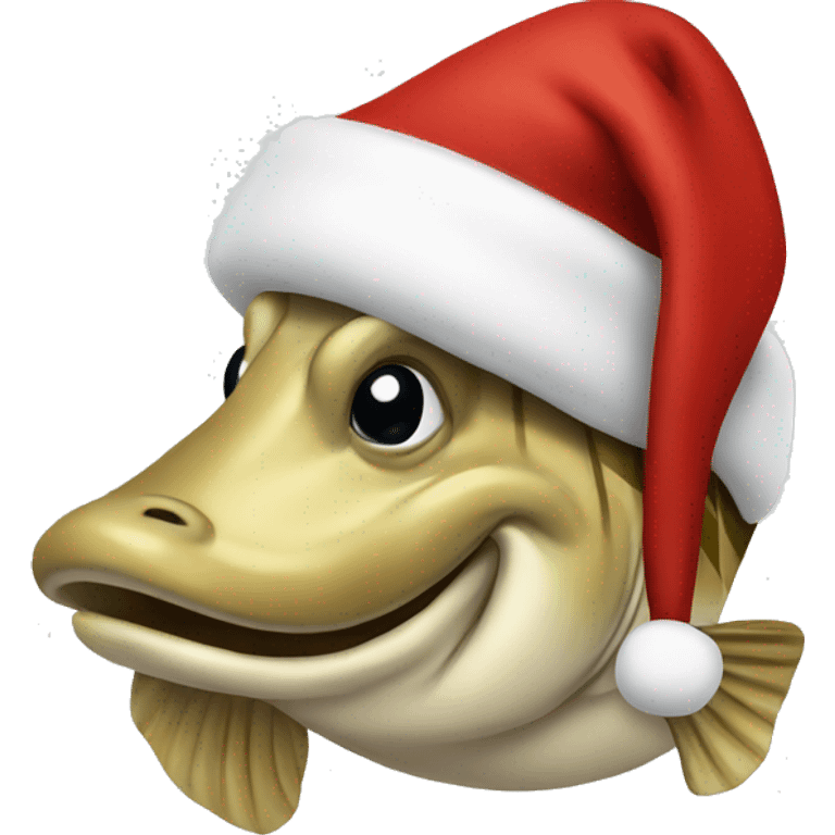 Bass Santa hat emoji