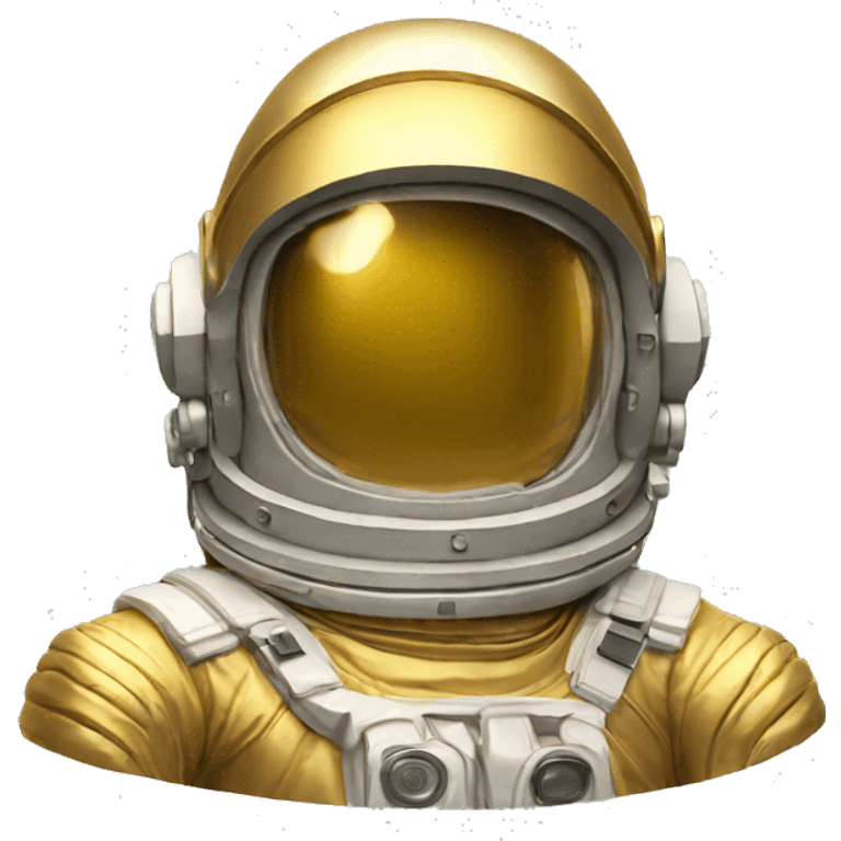 astronaut helmet gold emoji