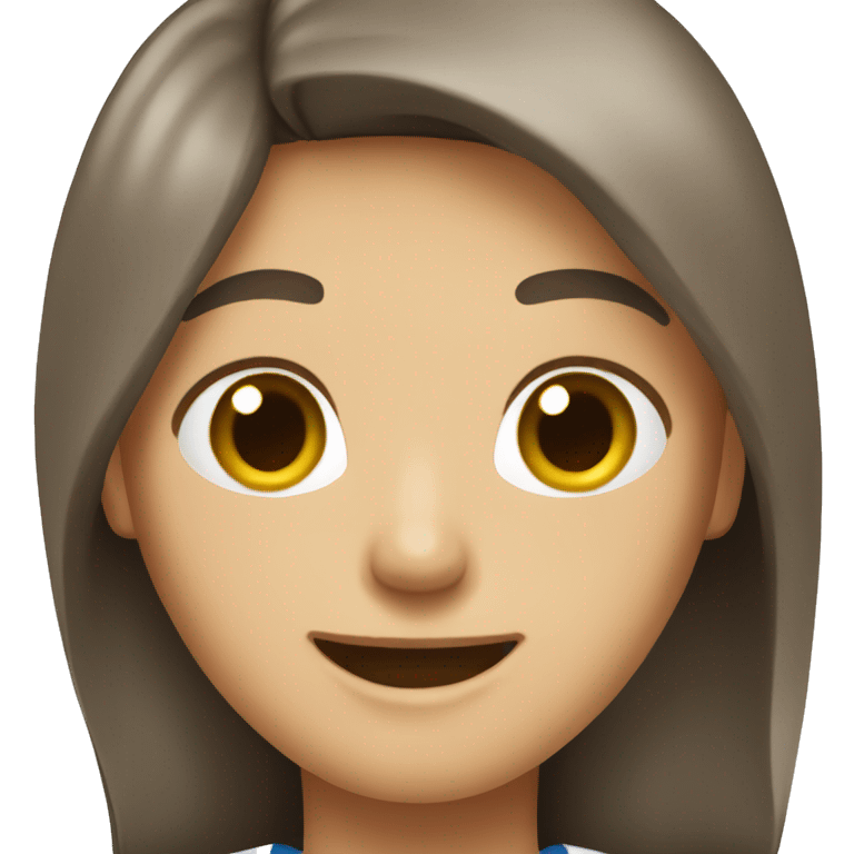 dentist hemale long brown hair emoji