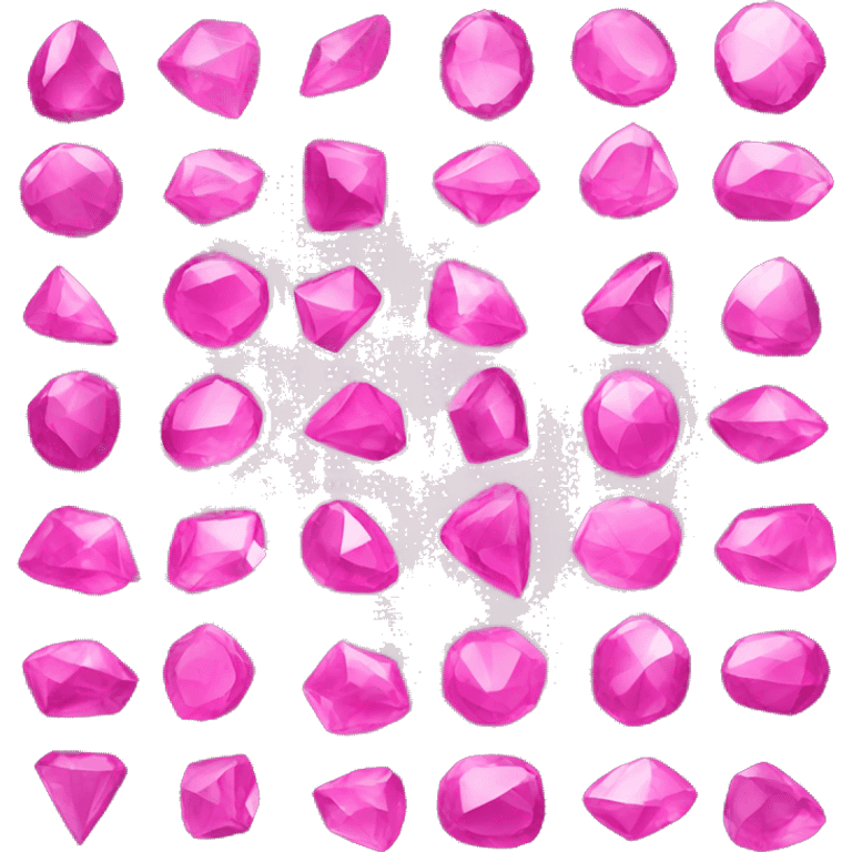 Pink gemstonw emoji