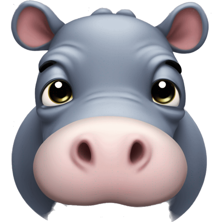 moodeng the hippo emoji