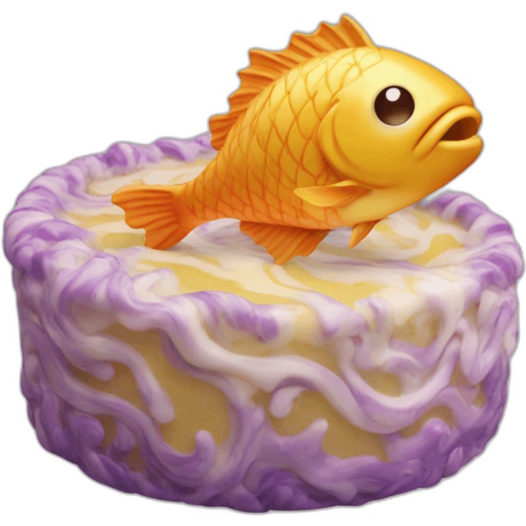 Fish Cake with Swirl emoji