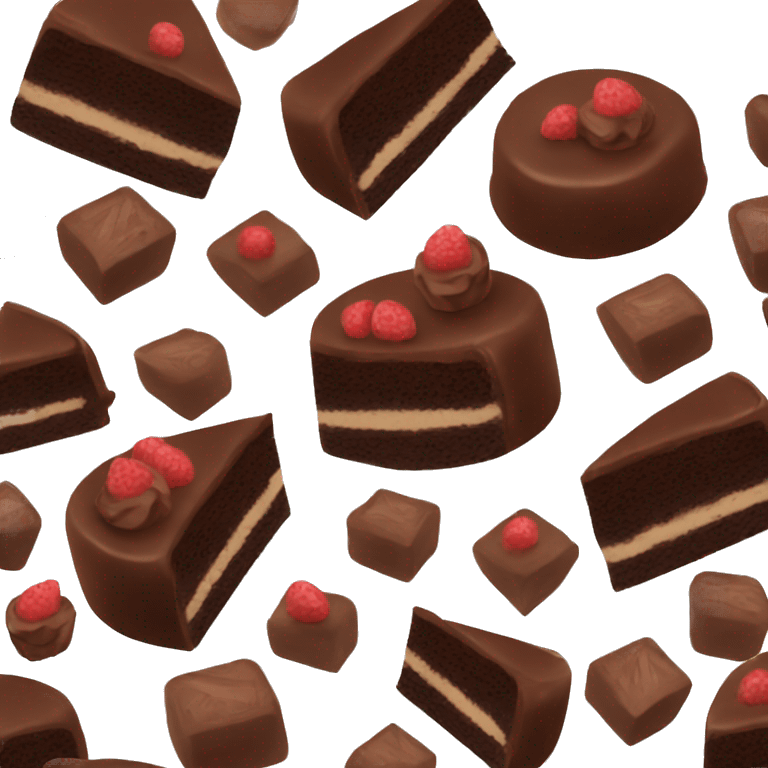 chocolate cake emoji