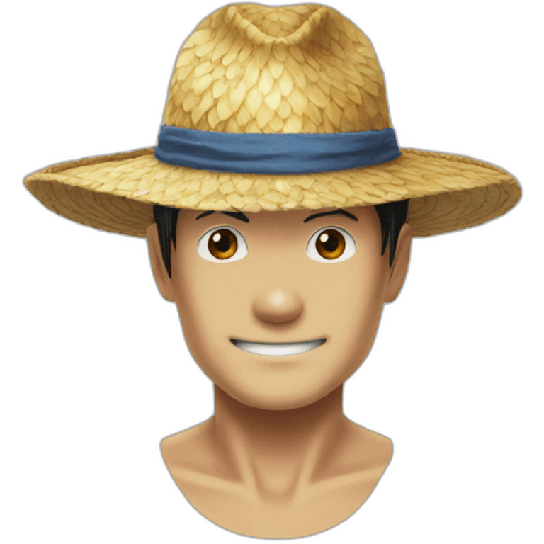 Chapeau de luffy emoji