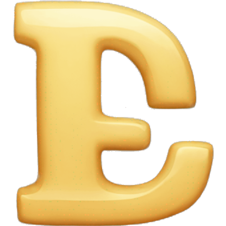 letter: E emoji