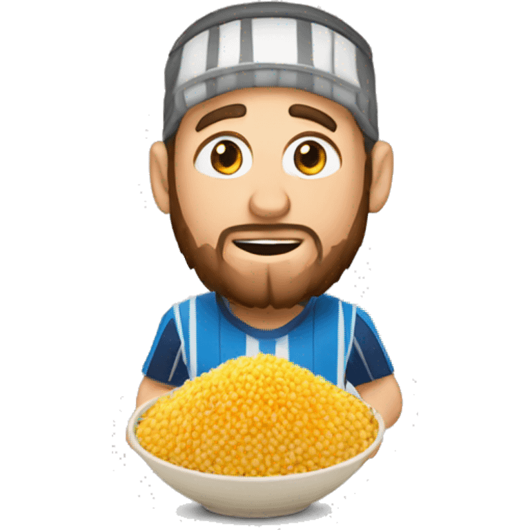 Messi qui mange du couscous  emoji