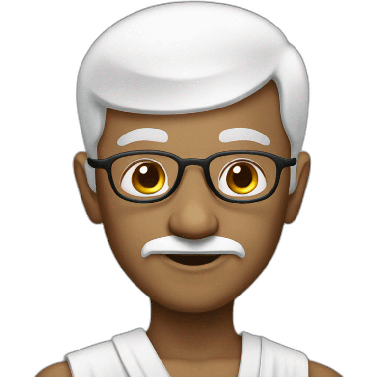 Sarcastic-Ghandi emoji