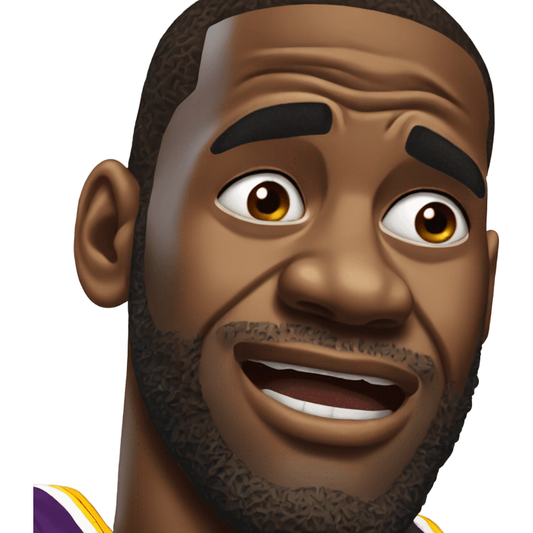 LeBron James crying emoji