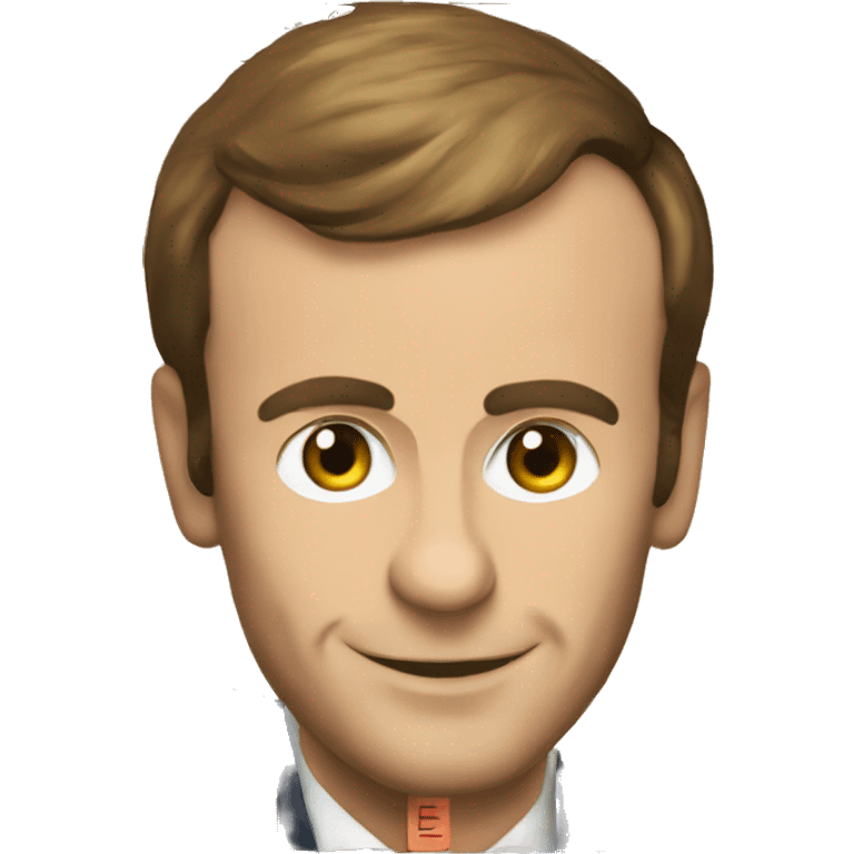 Macron qui joue au Scrabble emoji