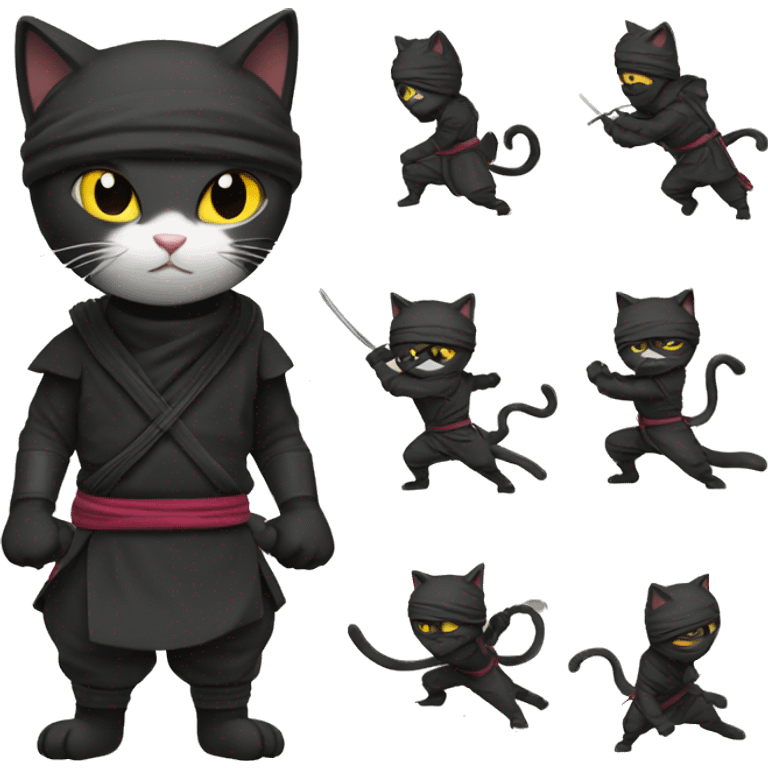 Ninja cat emoji