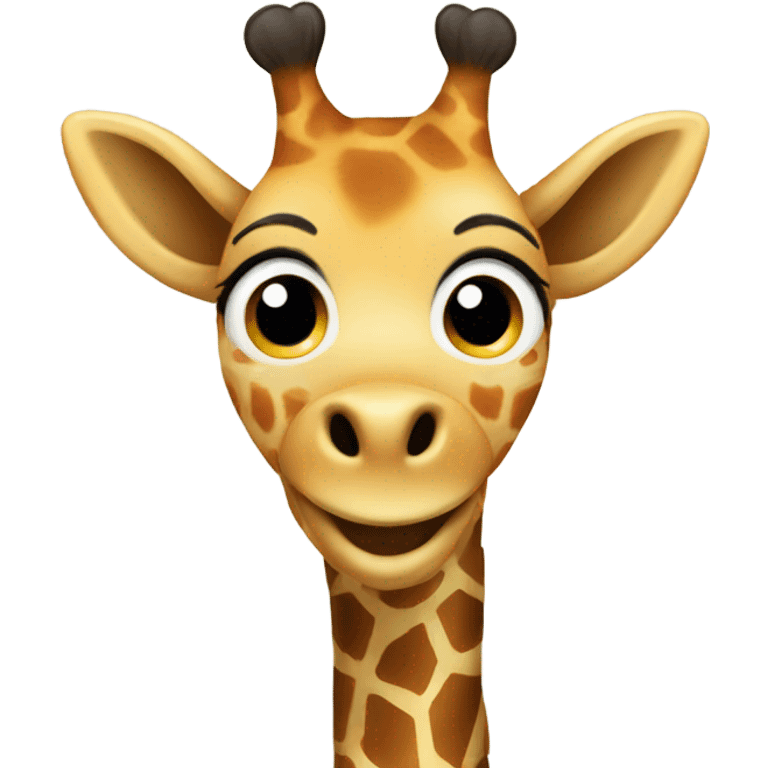 Happy giraffe  emoji