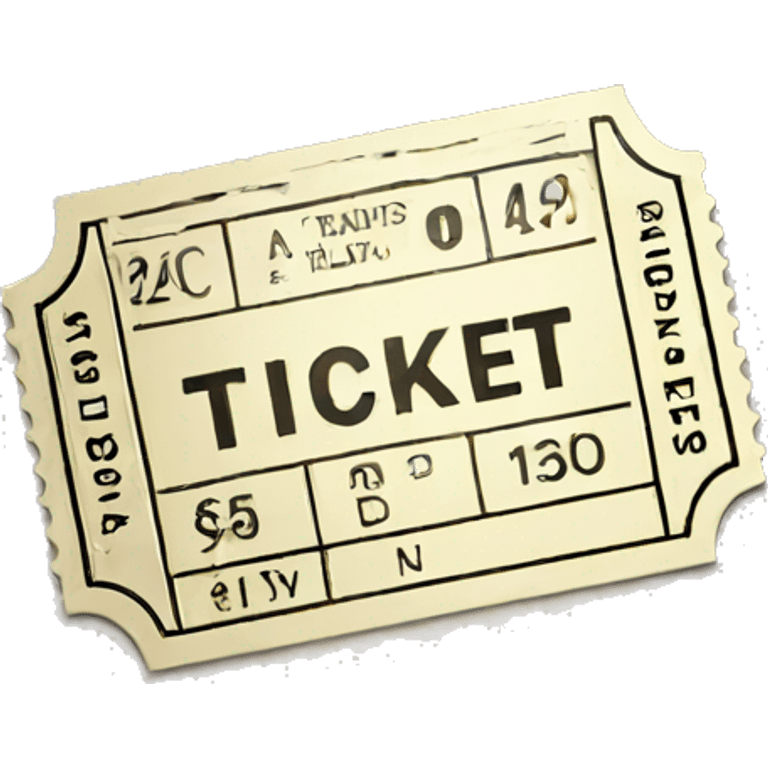 Ticket emoji