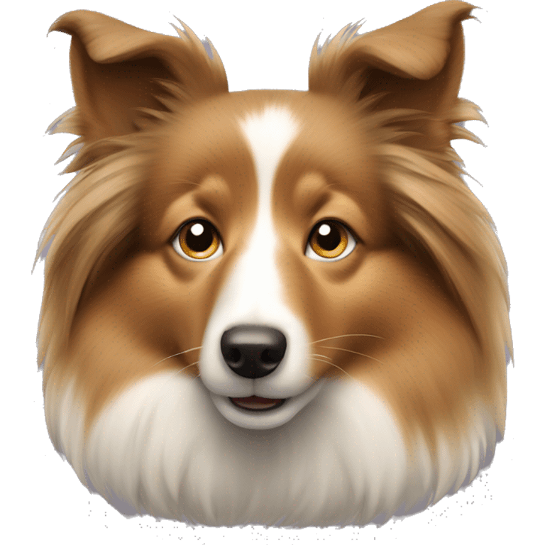 Shetland sheepdog emoji