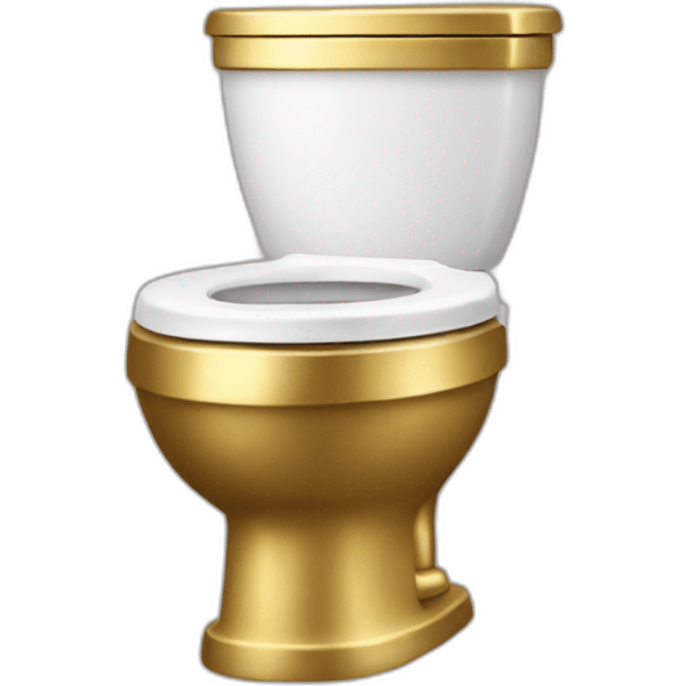 Gold toilet emoji