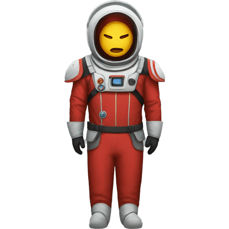 red spacial costume emoji