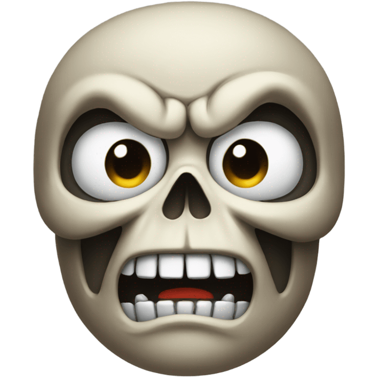 Angry Skull  emoji