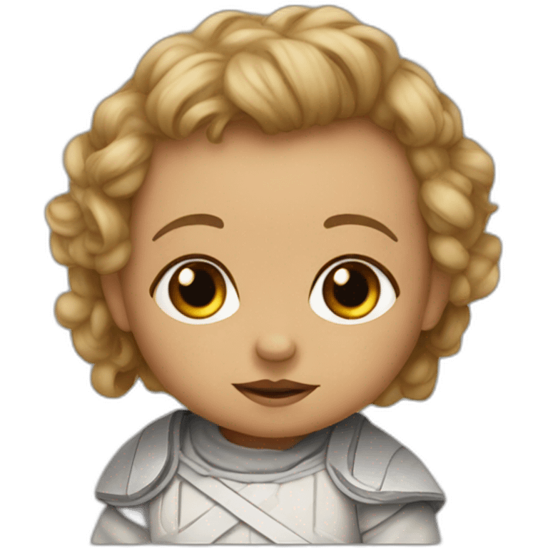 Baby star wars jedy emoji