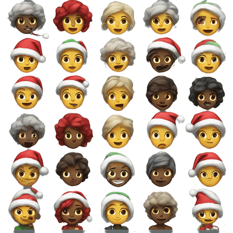 Rouge Christmas emoji