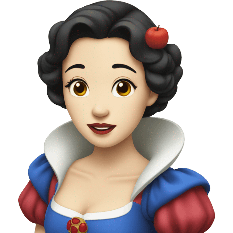 Snowwhite being asian emoji