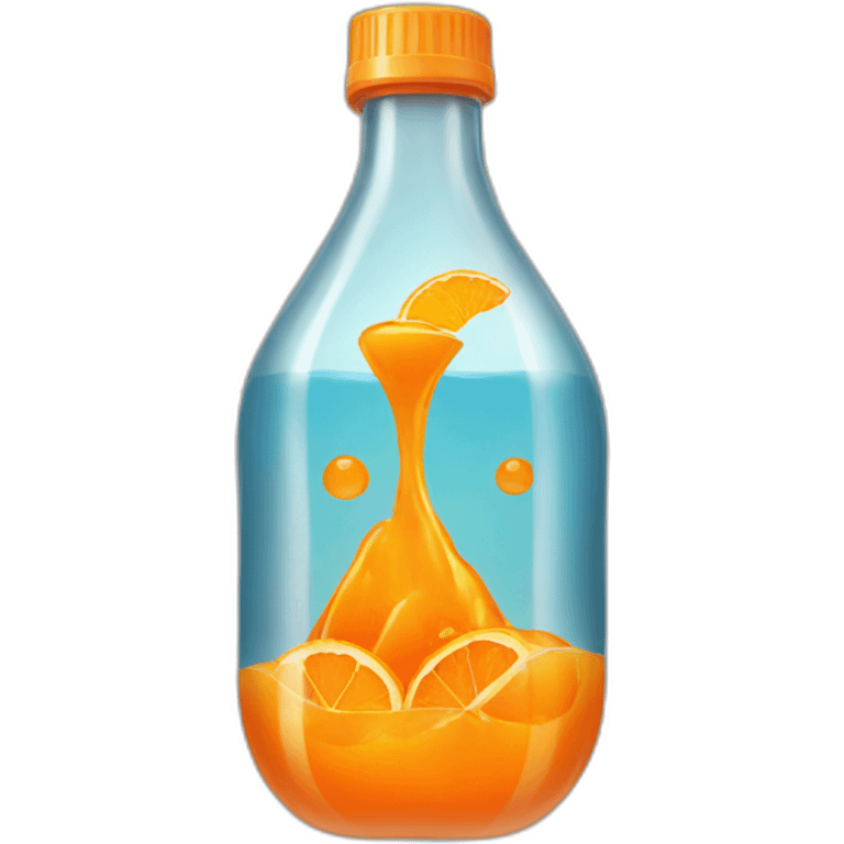 liquid orange emoji