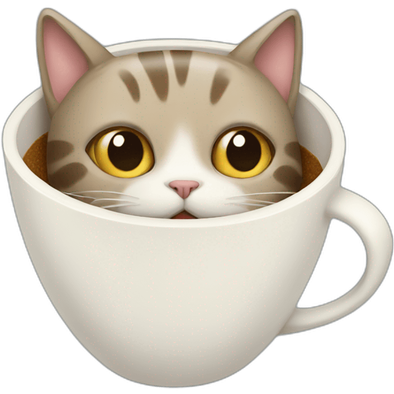 cat in cup emoji