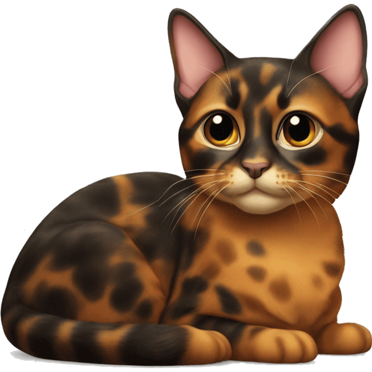 tortoiseshell cat emoji