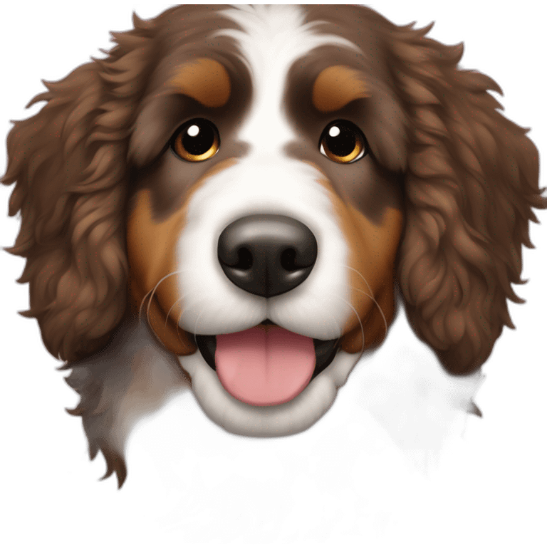 Brian Australian bernedoodle emoji