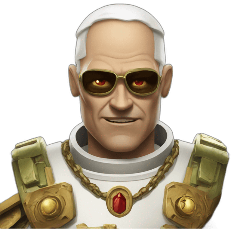 Pope doomguy emoji