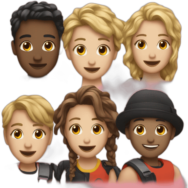 K3 pop group from the Netherlands and Belgium emoji