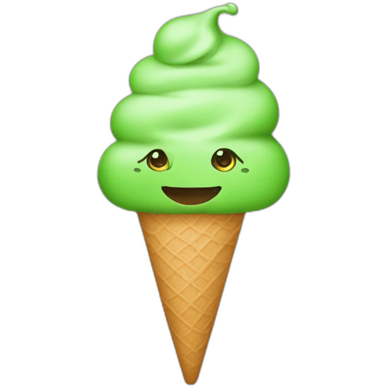 ice cream green emoji