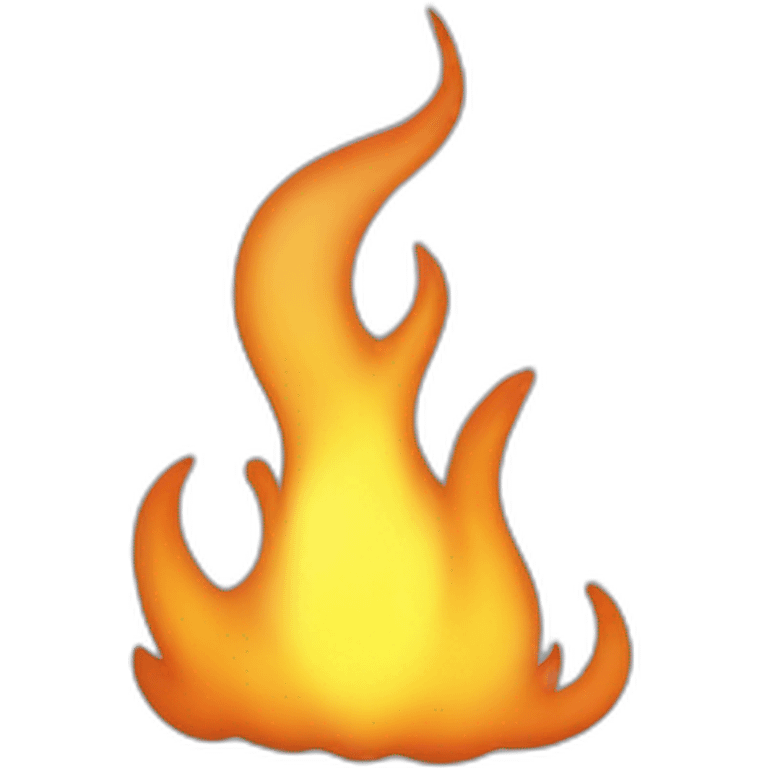 Flamme qui rigole emoji