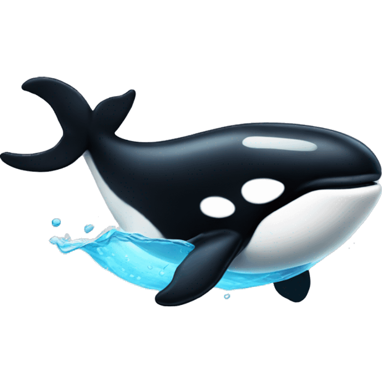 cute killer whale emoji