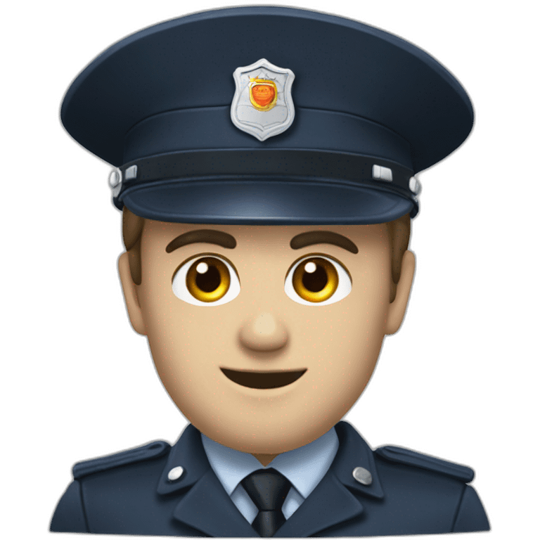 Macron camion police emoji