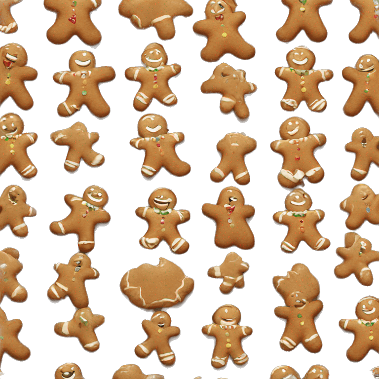 Ginger bread man emoji