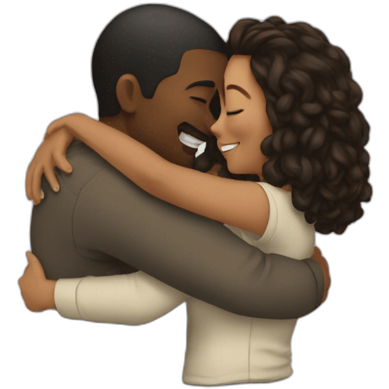 Hug relationship emoji