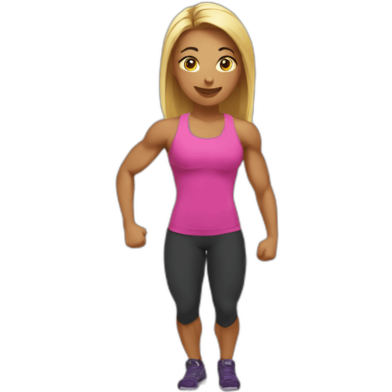 crossfit woman emoji