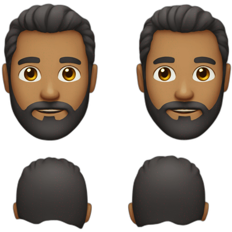 beard man emoji