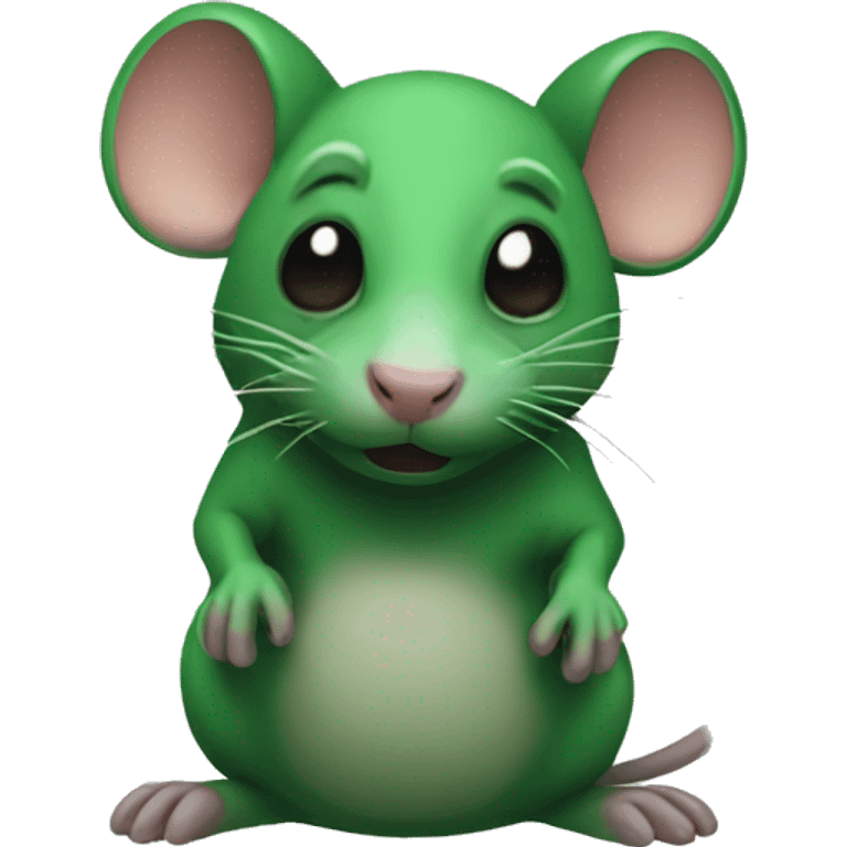 green toxic rat emoji