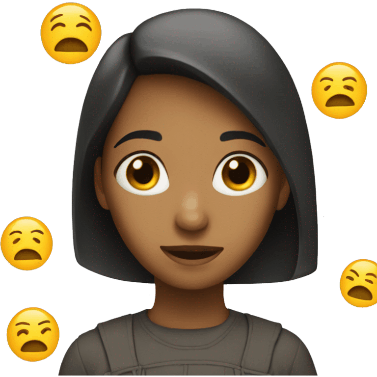 a girl behind you emoji