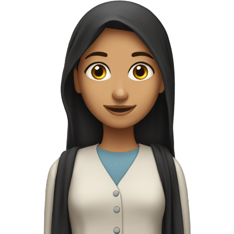 Arab-girl-school student emoji