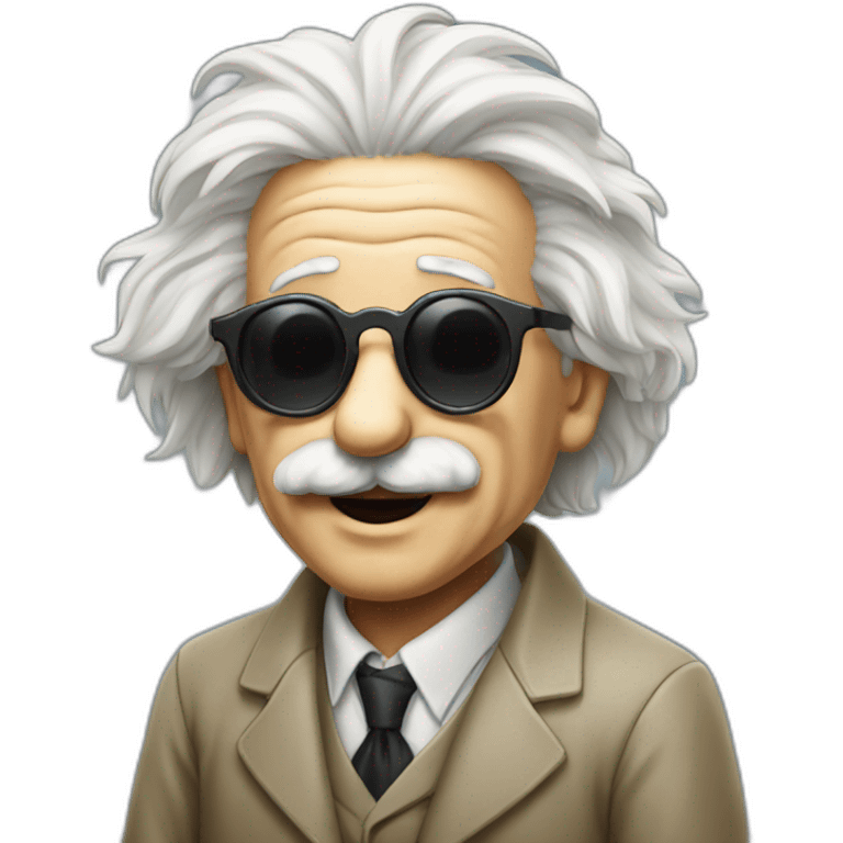 einstein with sunglasses emoji