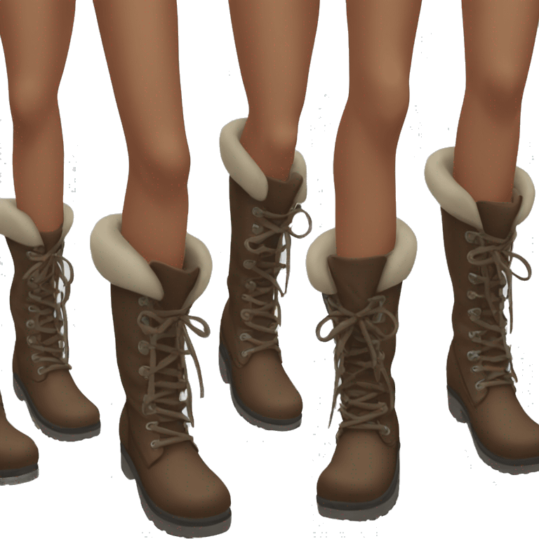 Cute boots  emoji