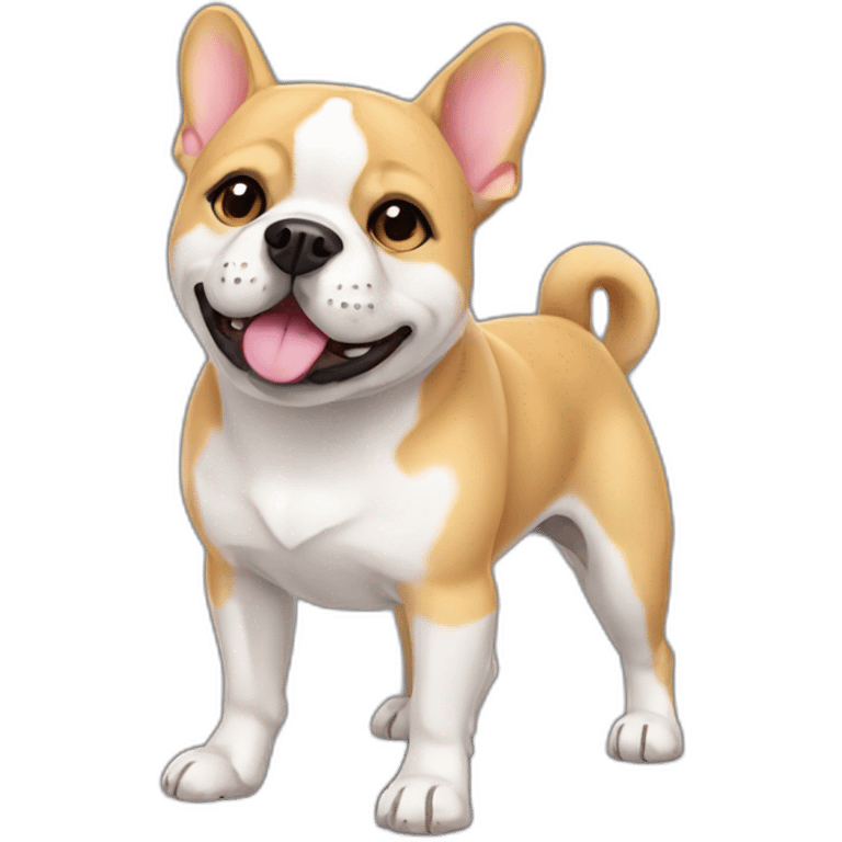 french bulldog shiba inu mix emoji